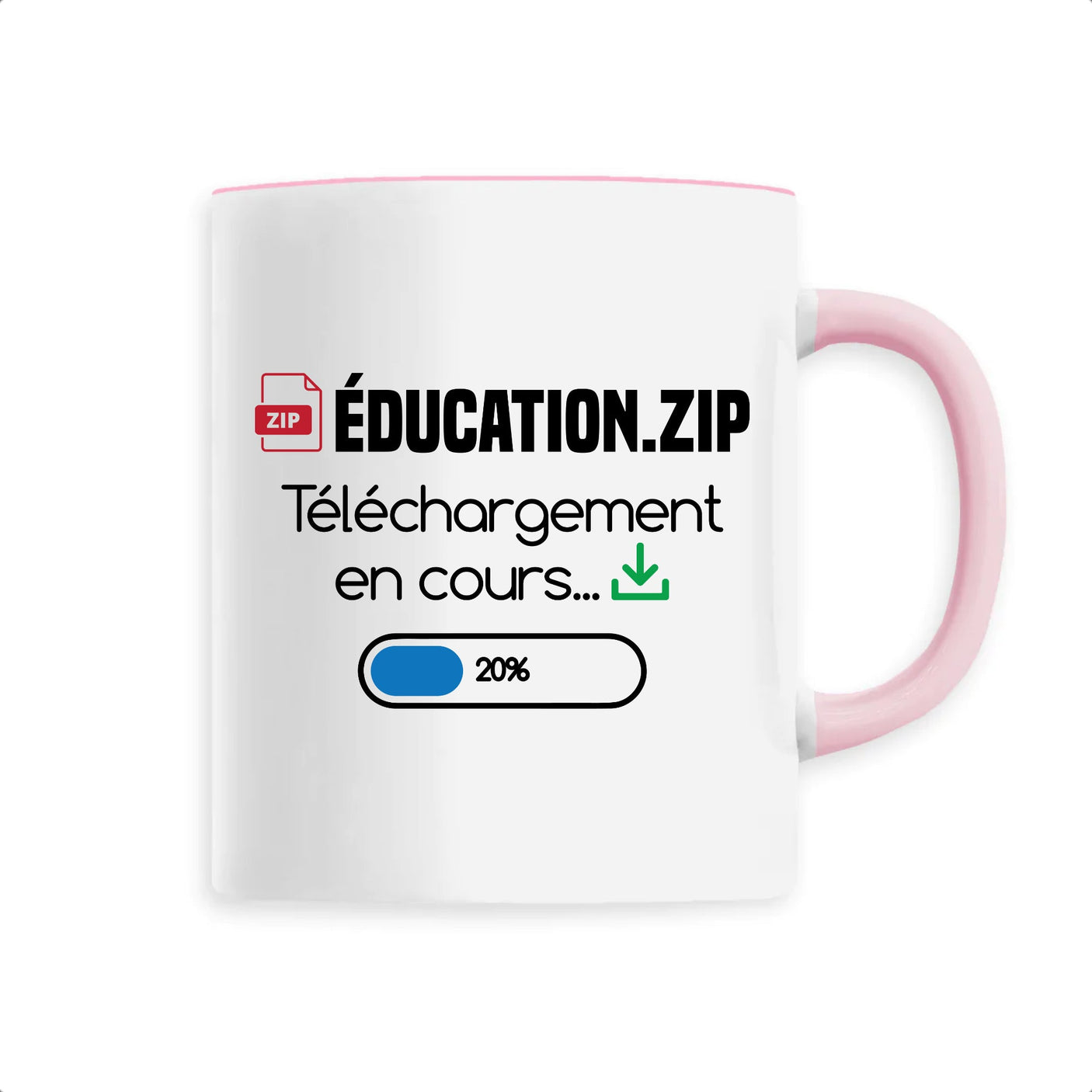 Mug Éducation téléchargement en cours 