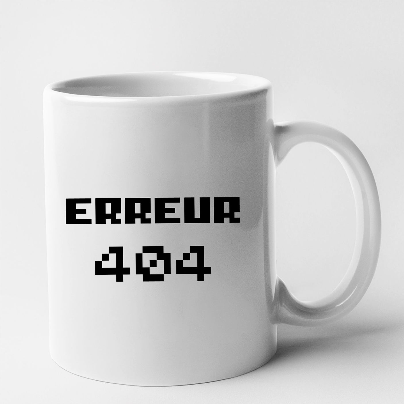 Mug Erreur 404 Blanc