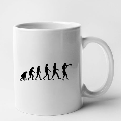 Mug Évolution boxe Blanc