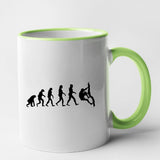 Mug Évolution escalade Vert