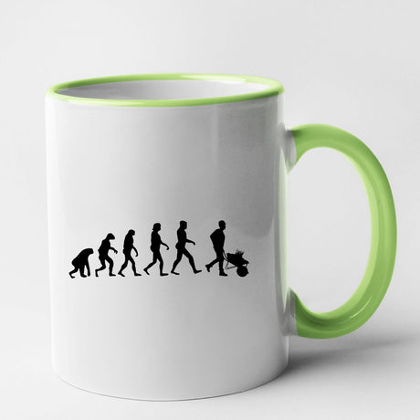 Mug Évolution jardinage Vert