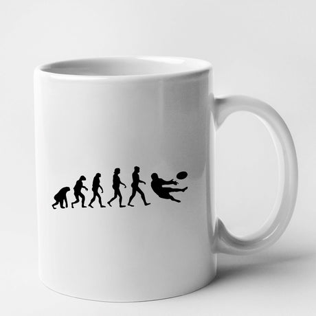 Mug Évolution rugby Blanc