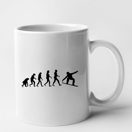 Mug Évolution snow Blanc