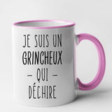 Mug Grincheux qui déchire Rose