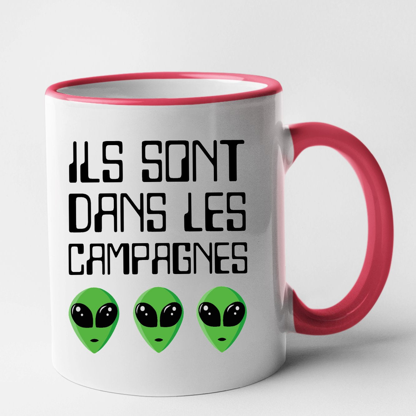 Mug Ils sont dans les campagnes Rouge