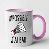 Mug Impossible j'ai bad Rose
