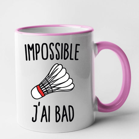 Mug Impossible j'ai bad Rose