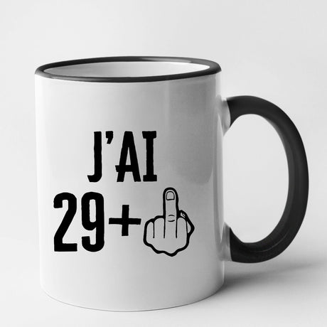 Mug J'ai 30 ans 29 + 1 Noir