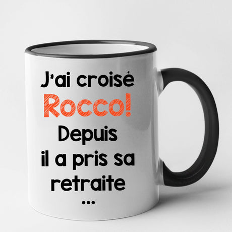 Mug J'ai croisé Rocco Noir