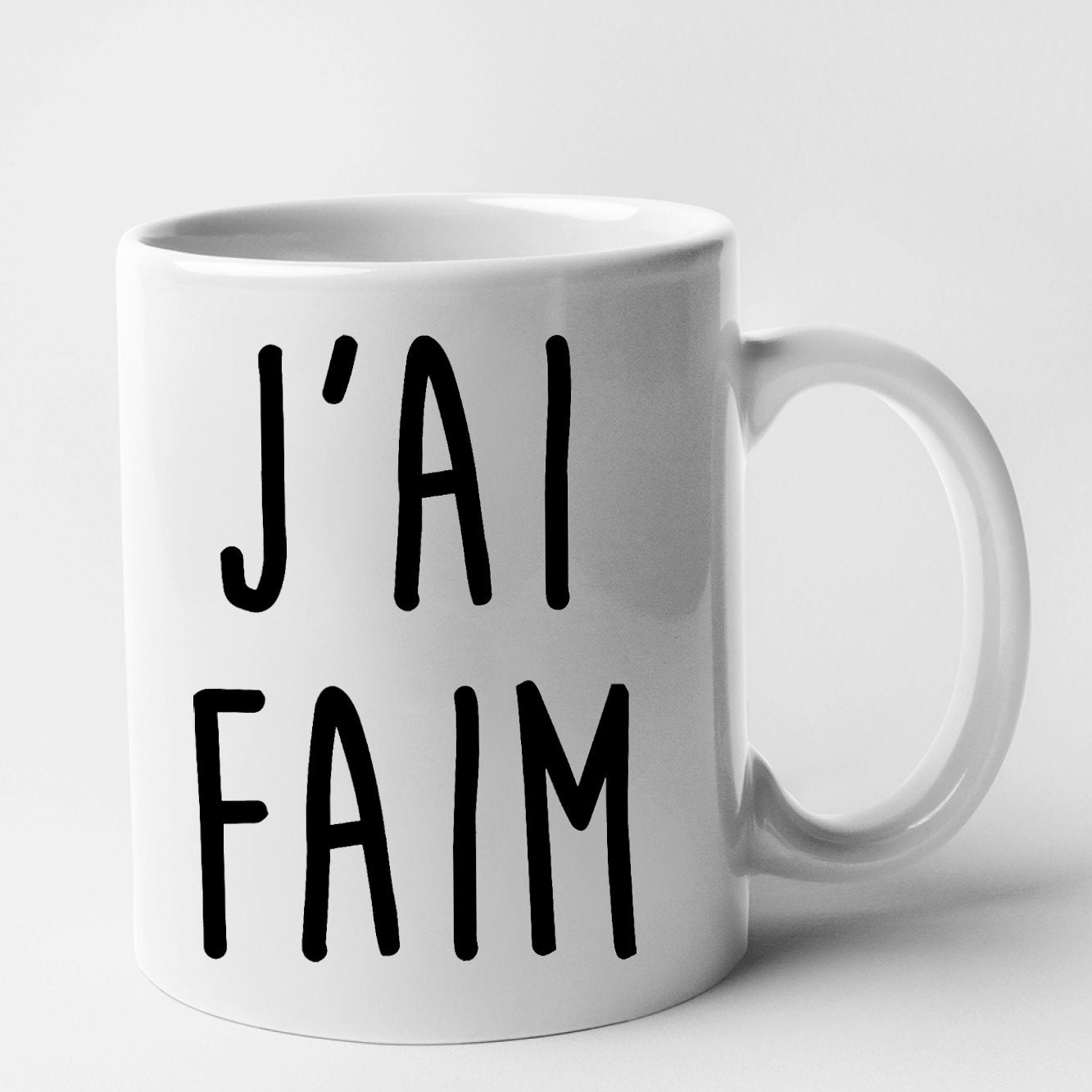 Mug J'ai faim Blanc