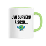 Mug J'ai survécu à 2020 