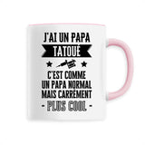 Mug J'ai un papa tatoué 