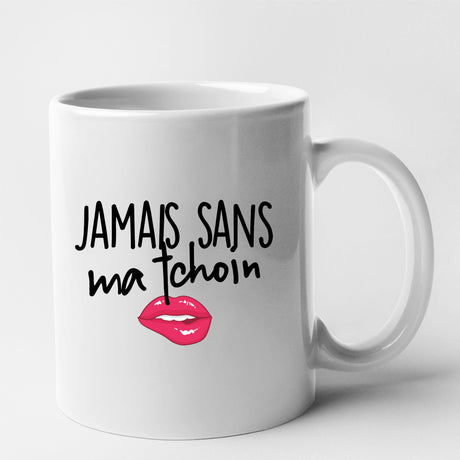 Mug Jamais sans ma tchoin Blanc