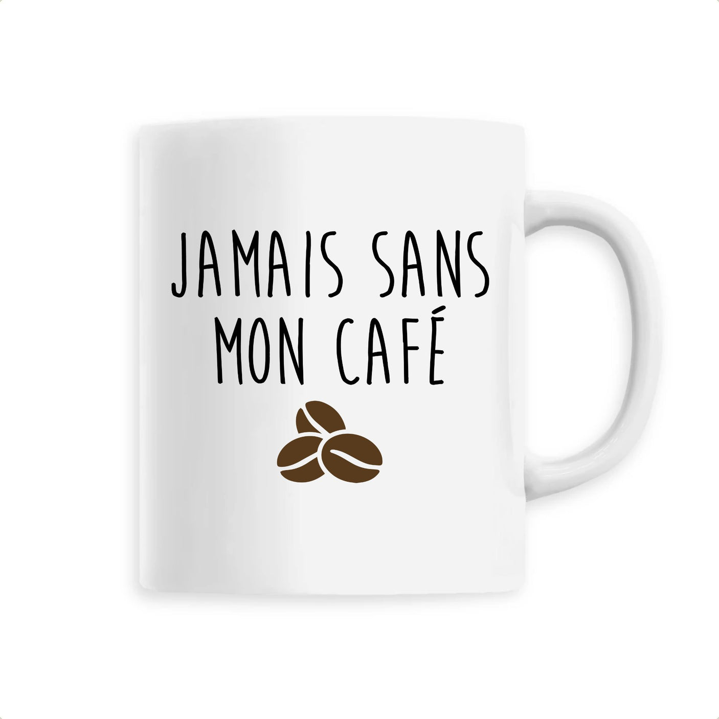 Mug Jamais sans mon café 