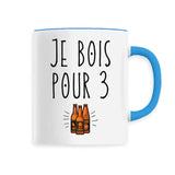 Mug Je bois pour 3 