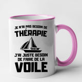 Mug Je n'ai pas besoin de thérapie juste de voile Rose