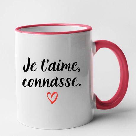 Mug Je t'aime connasse Rouge