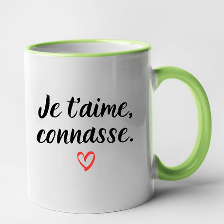 Mug Je t'aime connasse Vert