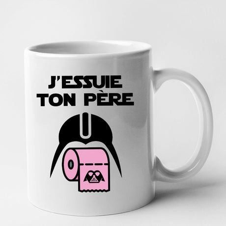 Mug J'essuie ton père Blanc