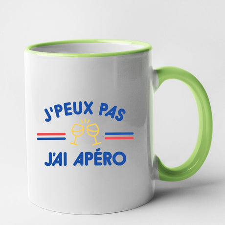 Mug J'peux pas j'ai apéro Vert