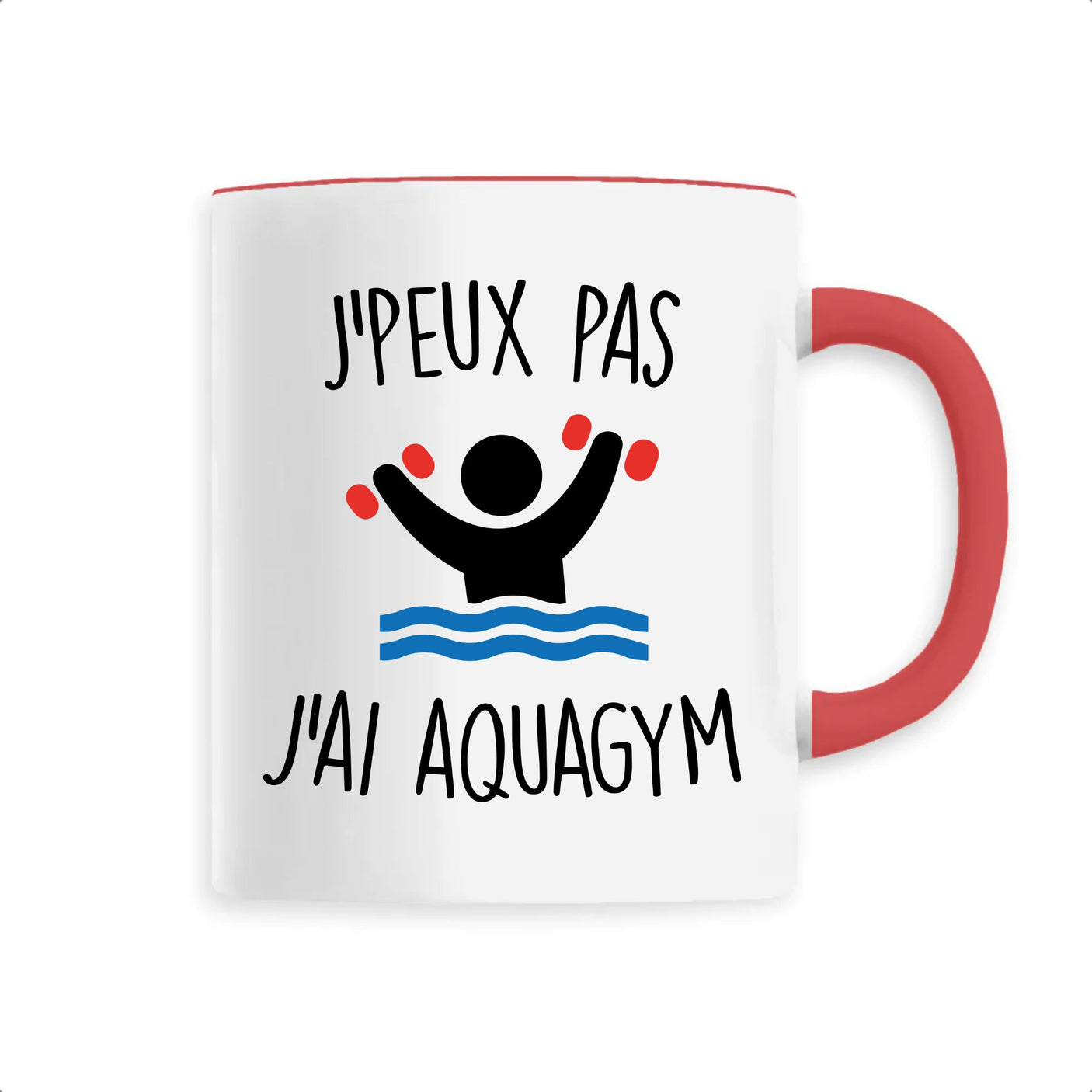 Mug J'peux pas j'ai aquagym 