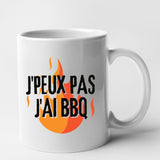 Mug J'peux pas j'ai barbecue Blanc