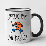 Mug J'peux pas j'ai basket Noir