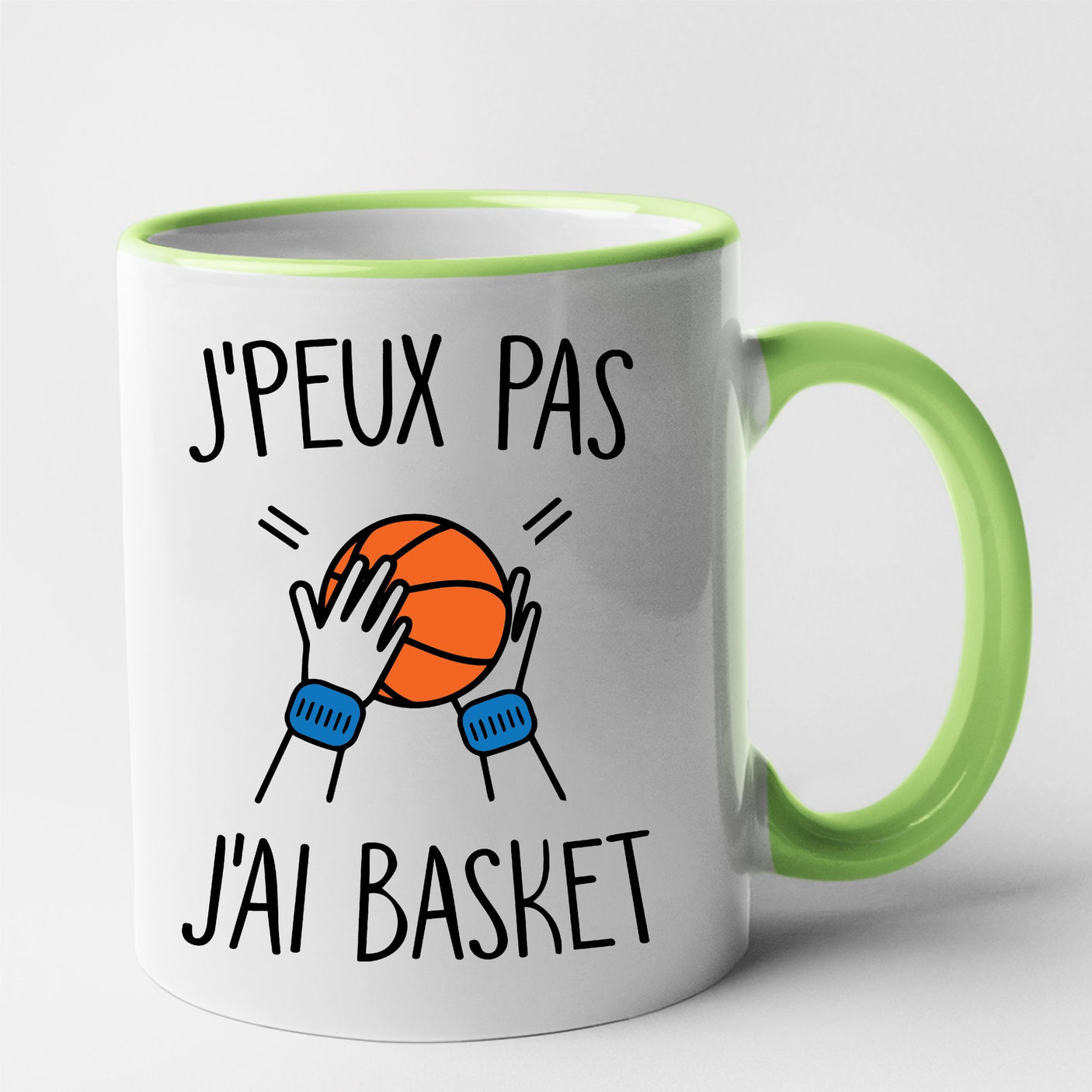 Mug J'peux pas j'ai basket Vert