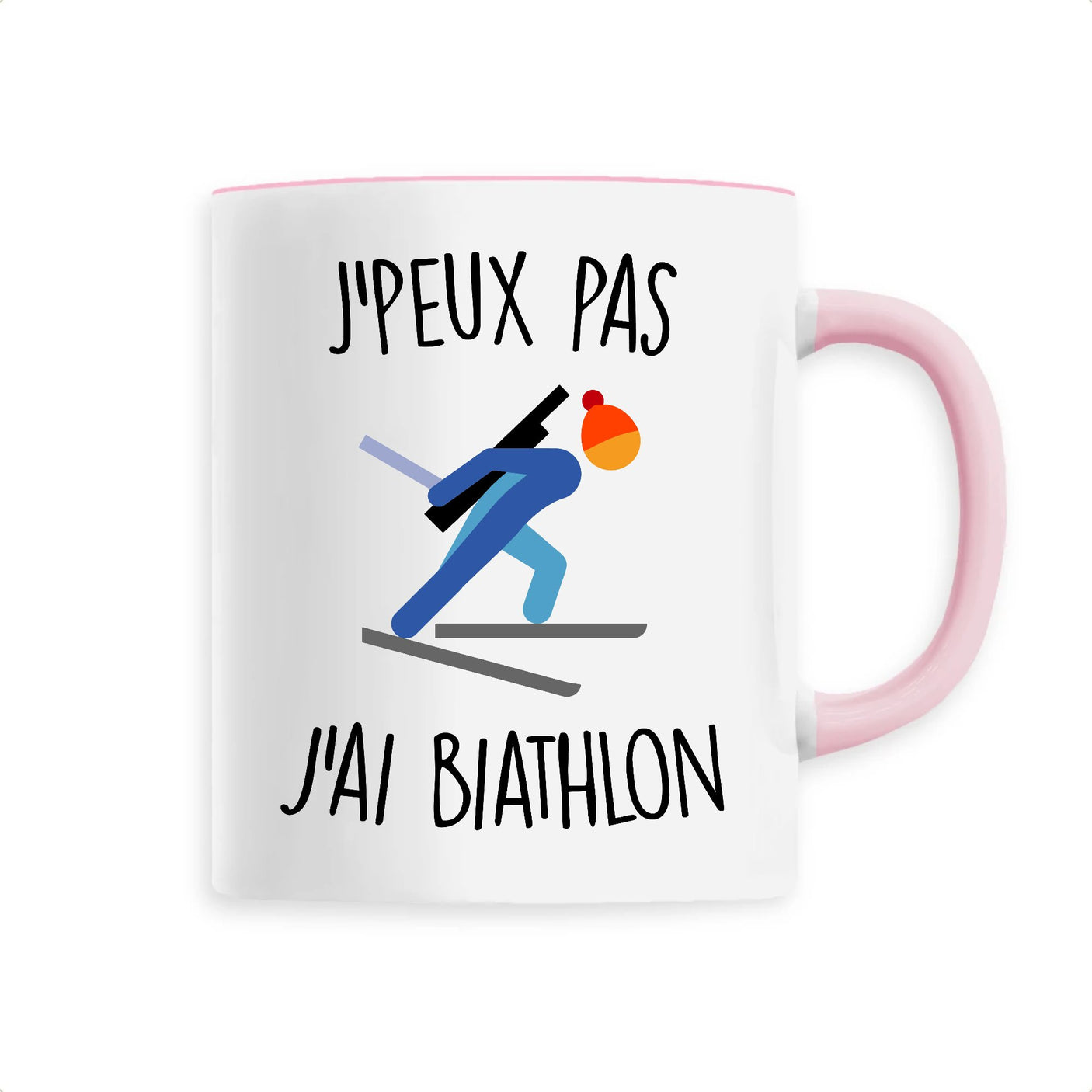 Mug J'peux pas j'ai biathlon 