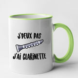 Mug J'peux pas j'ai clarinette Vert