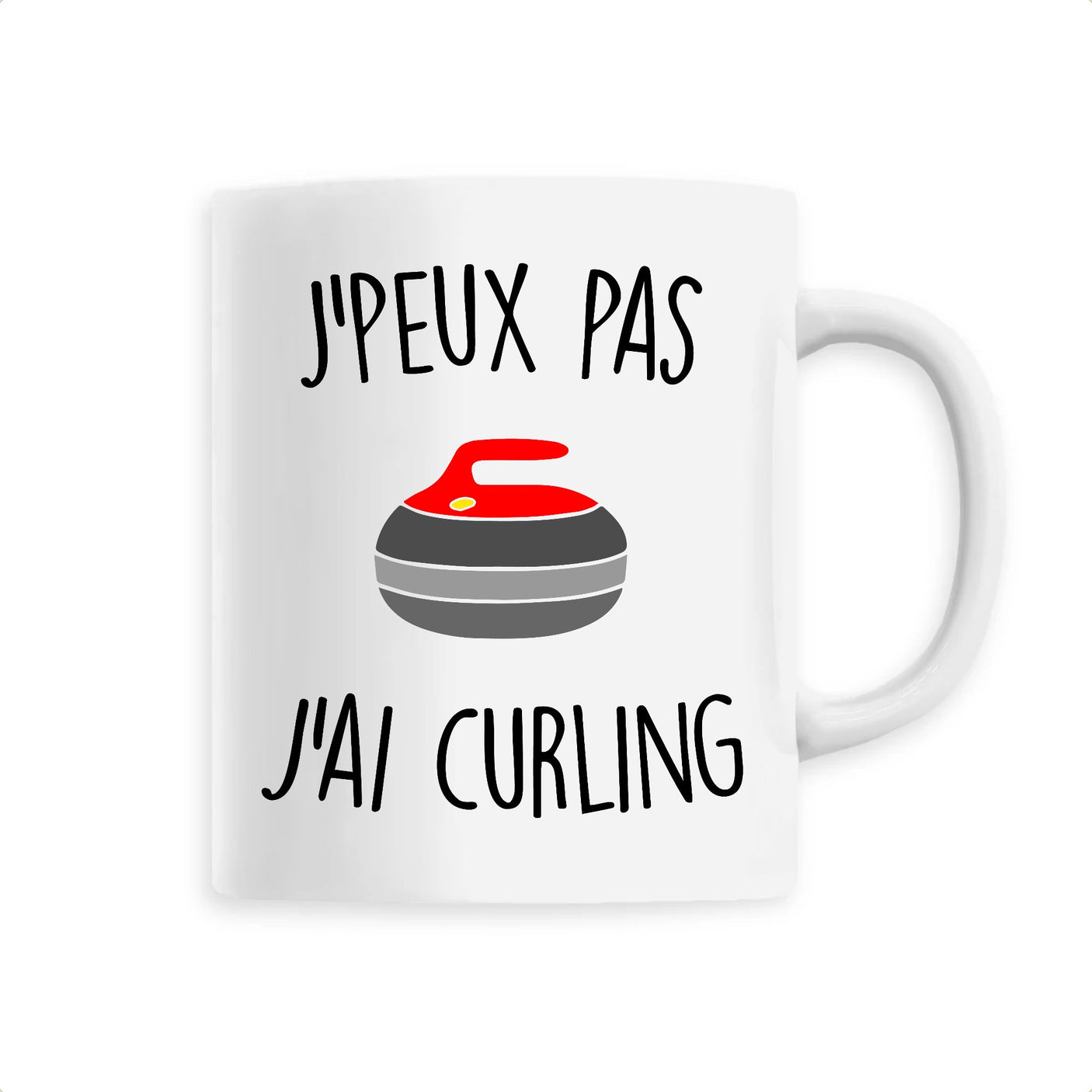 Mug J'peux pas j'ai curling 