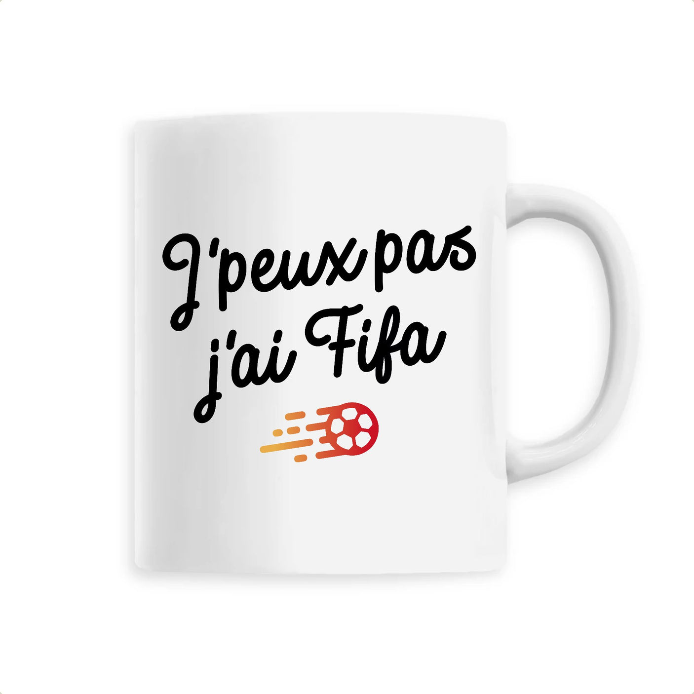 Mug J'peux pas j'ai Fifa 
