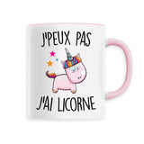 Mug J'peux pas j'ai licorne 