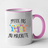 Mug J'peux pas j'ai majorette Rose