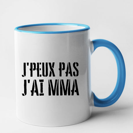 Mug J'peux pas j'ai MMA Bleu