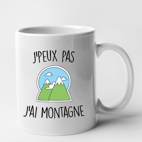 Mug J'peux pas j'ai montagne Blanc