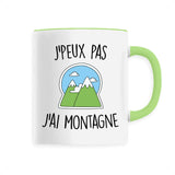 Mug J'peux pas j'ai montagne 