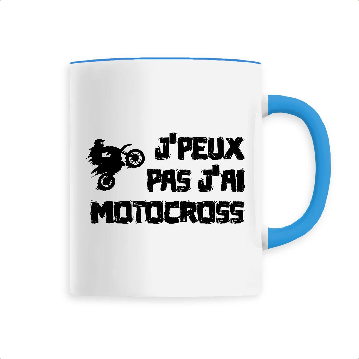 Mug J'peux pas j'ai motocross 