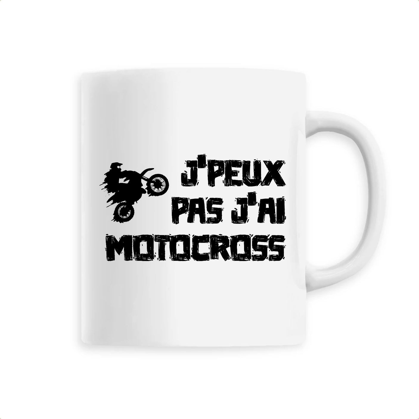 Mug J'peux pas j'ai motocross 