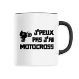 Mug J'peux pas j'ai motocross 