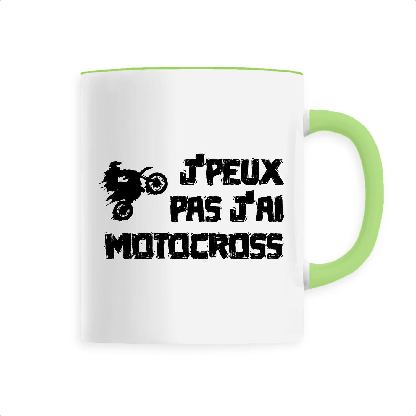 Mug J'peux pas j'ai motocross 