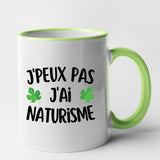 Mug J'peux pas j'ai naturisme Vert
