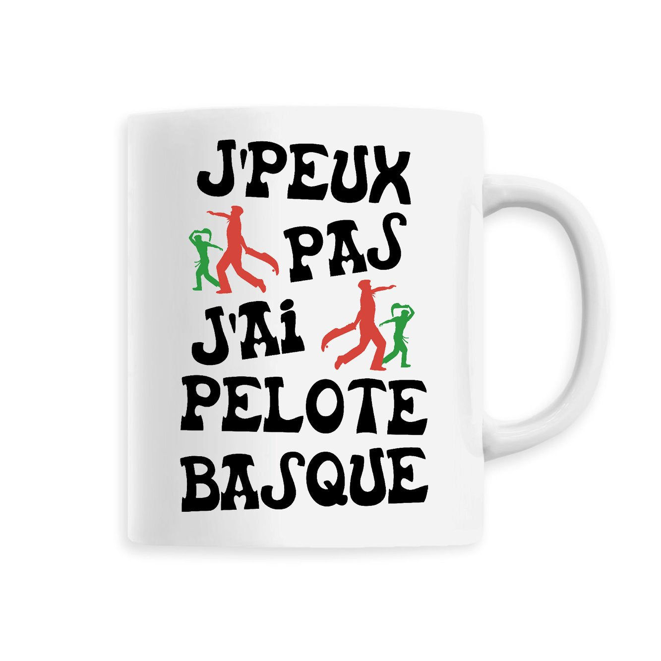 Mug J'peux pas j'ai pelote basque 