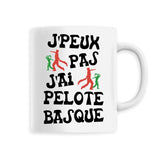 Mug J'peux pas j'ai pelote basque 