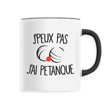 Mug J'peux pas j'ai pétanque 