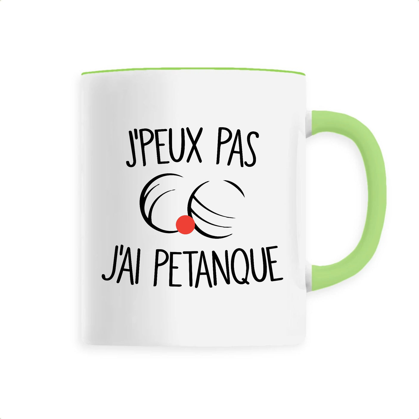 Mug J'peux pas j'ai pétanque 