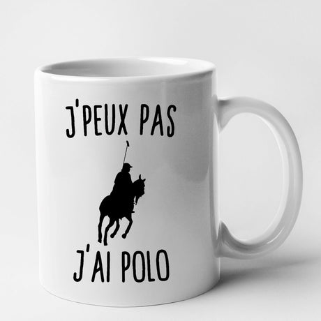 Mug J'peux pas j'ai polo Blanc