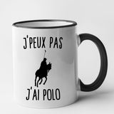 Mug J'peux pas j'ai polo Noir