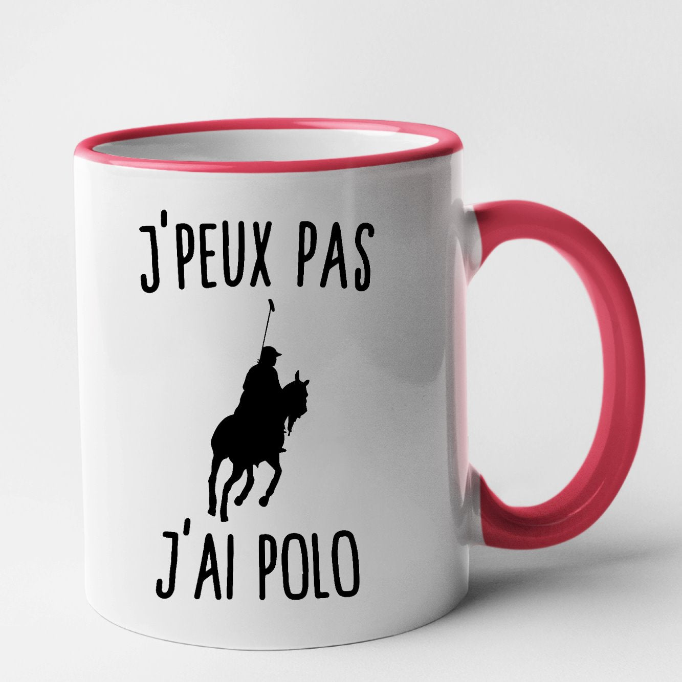 Mug J'peux pas j'ai polo Rouge