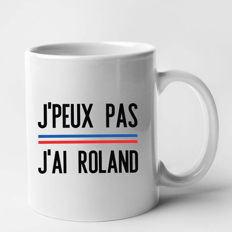 Mug J'peux pas j'ai Roland Blanc